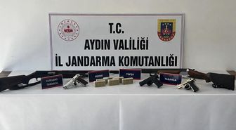 Didim'de ruhsatsız silah operasyonu