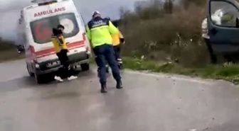 İki araç kafa kafaya çarpıştı: 1 ölü, 4 yaralı