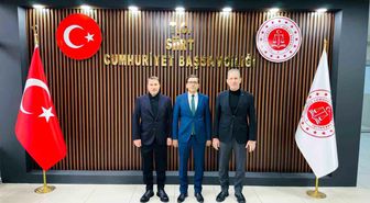 Siirt TSO Başkanı Güven Kuzu, Başsavcı Yasin Coşkun ile bir araya geldi