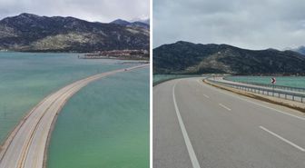 Sular altında kalmıştı! İşte Yeni Antalya-Konya Karayolu'nun son hali