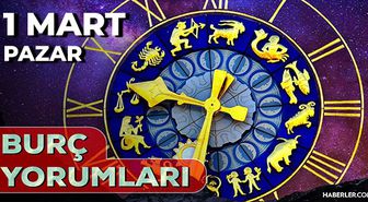 1 Mart Burç Yorumları! 2026 günlük burç yorumları AŞK, EVLİLİK, KARİYER Kova, Yay, İkizler burcu yorumu