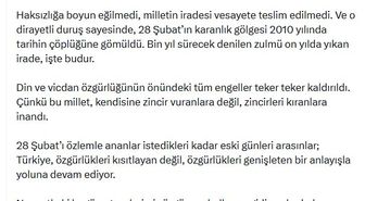 AK Parti'li Ala: 28 Şubat süreci, vesayet odaklarının en acımasız dönemlerindendi