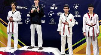 Deniz Çınar Doğan taekwondoda Türkiye 3'üncüsü