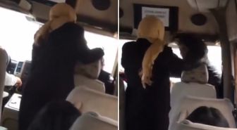 Yolcuyu önce uyardı sonra peş peşe yumrukladı! Herkesin dikkatini tek bir şey çekti