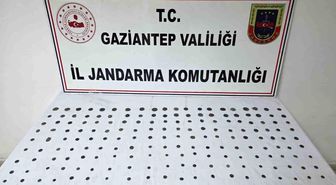 Gaziantep'te 195 adet sikke ele geçirildi: 1 gözaltı