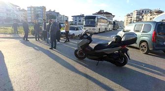 Antalya'da motosiklet ile otomobil çarpıştı: 2 yaralı