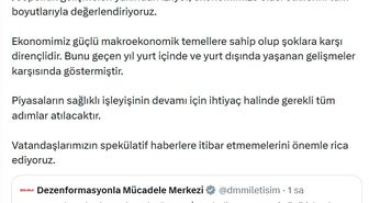 DMM'den 'Borsa İstanbul'un pazartesi günü işlemlere kapatılacağı' iddialarına yalanlama