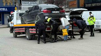 Iğdır'da trafik ekiplerinden denetim