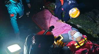 Kaybolan Alzheimer hastası sarp arazide, termal kameralı dronla bulundu