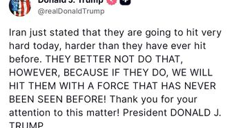 Trump'tan İran'a uyarı: "Daha önce hiç görülmemiş bir güçle vururuz"
