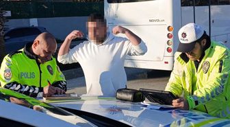 Yeni trafik kanununa göre yediği cezayı öğrenen sürücü şoke oldu