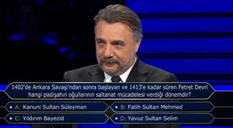 1402'de Ankara Savaşı'ndan sonra başlayan ve 1413'e kadar süren Fetret Devri hangi padişahın oğullarının saltanat mücadelesi verdiği dönemdir?