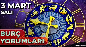3 Mart Burç Yorumları! 2026 günlük burç yorumları AŞK, EVLİLİK, KARİYER Boğa, İkizler, Başak burcu yorumu