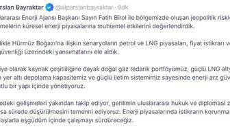 Bakan Bayraktar: Enerji arz güvenliğini çok boyutlu yönetiyoruz