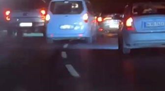 Başakşehir'de düğün konvoyu trafiği tehlikeye attı