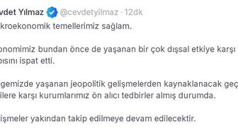 Cevdet Yılmaz: Makroekonomik temellerimiz sağlam