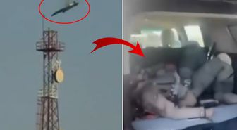 Düşen uçak ABD'ye ait çıktı, pilot son anda atlayarak kurtuldu