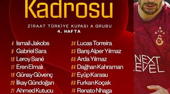 Galatasaray'da Alanyaspor maçının kamp kadrosu açıklandı