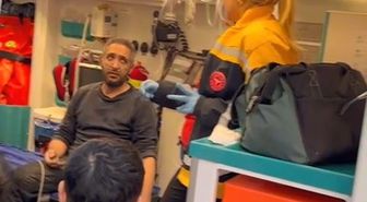 İş merkezinde yangın; 1 kişi dumandan etkilendi