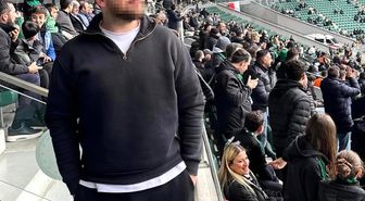 Kocaelispor tribünündeki kaçak Beşiktaşlı için suç duyurusu