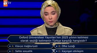 Oxford Üniversitesi Yayınları'nın 2025 yılının kelimesi olarak seçtiği kelimenin Türkçe karşılığı hangisidir?