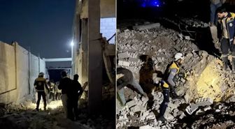 Şam'da düşen füze kalıntıları nedeniyle ikisi çocuk üç kişi yaralandı