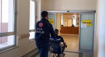 Devrilen motosikletin sürücüsü yaralandı