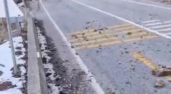 Giresun'da Heyelan Nedeniyle Kara Yolu Ulaşıma Kapandı