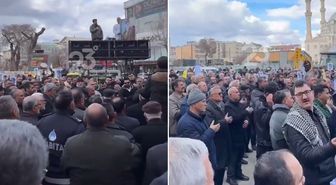 Görüntü Türkiye'den! Bir ilimizde Hamaney için sokaklara döküldüler