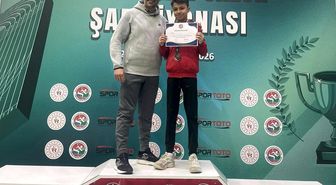 Kayserili sporcu Türkiye üçüncüsü oldu