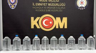 Niğde'de kaçak tütün ve alkol operasyonu: 2 şüpheli yakalandı
