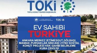 TOKİ ANKARA KURA SONUÇ SORGULAMA EKRANI: 500 bin konut Ankara TOKİ kura sonuçları tam isim listesi! Ankara TOKİ çekiliş sonuçları nasıl sorgulanır?