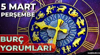 5 Mart Burç Yorumları! 2026 günlük burç yorumları AŞK, EVLİLİK, KARİYER Akrep, Kova, Boğa burcu yorumu