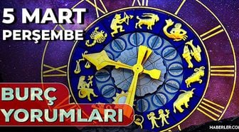 5 Mart Burç Yorumları! 2026 günlük burç yorumları AŞK, EVLİLİK, KARİYER Akrep, Kova, Boğa burcu yorumu