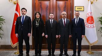 Adalet Bakanı Gürlek, DEM Parti Heyetiyle 'Terörsüz Türkiye' sürecini görüştü