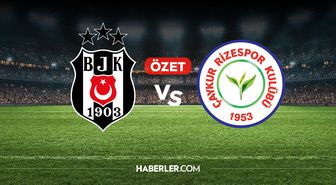 Beşiktaş Rizespor maç özeti ve golleri! (ÖZET) Beşiktaş Rizespor kaç kaç bitti, golleri kim attı?