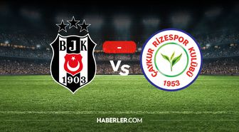 Beşiktaş Rizespor maçı kaç kaç? MAÇ SONUCU! Beşiktaş Rizespor golleri kim attı, canlı maç anlatımı!