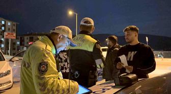 Çankırı'da araçta ses sistemi bulunduran sürücüye ceza yağdı