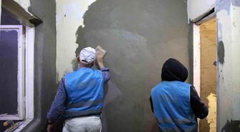 Diyarbakır'da ihtiyaç sahibi vatandaşın evi 'denetimli serbestlik hükümlülerince' onarıma alındı
