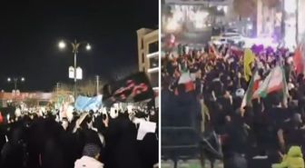 Tahran'da binlerce kişi sokaklara indi