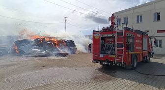 Adıyaman'da tütün üretim tesislerinde yangın