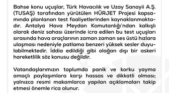 DMM: 'Türk F-16 savaş uçaklarının yoğun uçuş yaptığı' iddiası dezenformasyon