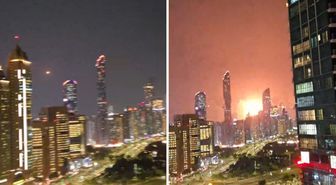 Dubai'de gökdelenlerin dibinde füzeleri savundular