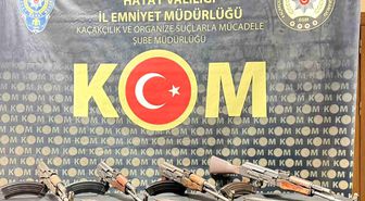 Hatay'da kalaşnikof kaçakçılığında: 4 kişi tutuklandı