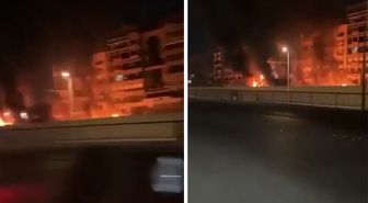 İsrail vurdu! Lübnan yangın yeri