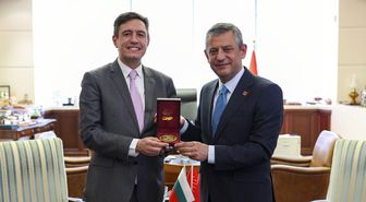 Özgür Özel, Bulgaristan Büyükelçisi Cholakov ile bir araya geldi