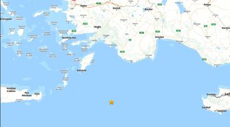 Antalya Kaş açıklarında 4.5 büyüklüğünde deprem meydana geldi