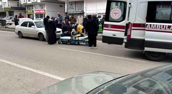 Ankara'da otomobilin çarptığı yaya yaralandı