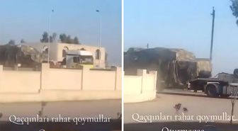 Felaket senaryosu gerçek oluyor: İşte Azerbaycan'ın İran sınırına yığınak yaptığı anlar