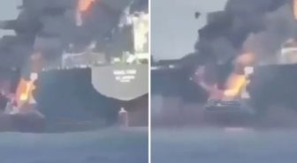 İran, Hürmüz Boğazı'ndan geçmeye çalışan gemiyi vurdu